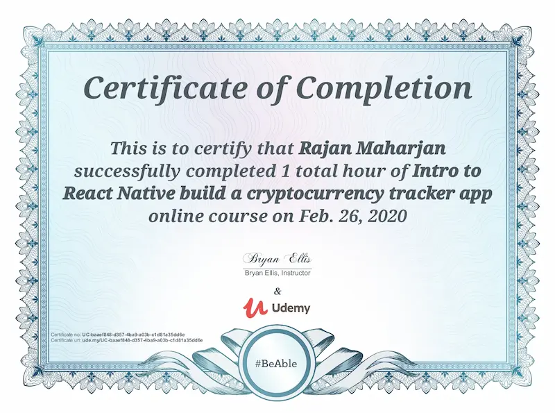 React Native: Build a Cryptocurrency Tracker App