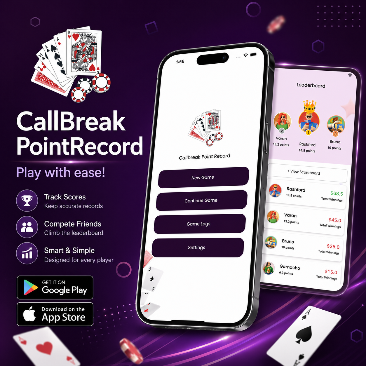 CallBreak Point Record